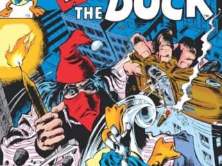 Howard the Duck #4 cover; pencils, Gene Colan; inks, Steve Leialoha; When the Sleeper Wakes, Marvel Donald Duck parody, Trapped in a World He Never Made