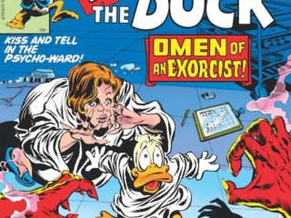 Howard the Duck #13 cover; pencils, Gene Colan; inks, Tom Palmer; Omen of an Excorcist, KISS