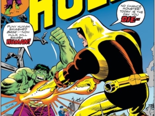 Incredible Hulk #186 cover; pencils and inks, Herb Trimpe; The Devastator