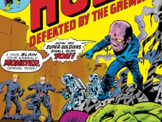 Incredible Hulk #187 cover; pencils and inks, Herb Trimpe; The Gremlin