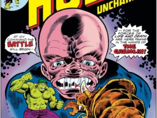 Incredible Hulk #188 cover; pencils and inks, Herb Trimpe; The Gremlin