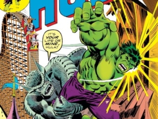 Incredible Hulk #195 cover; pencils, Ron Wilson; The Abomination