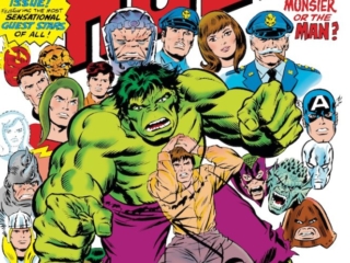 Incredible Hulk #200 cover; pencils, Rich Buckler; inks, John Romita Sr.