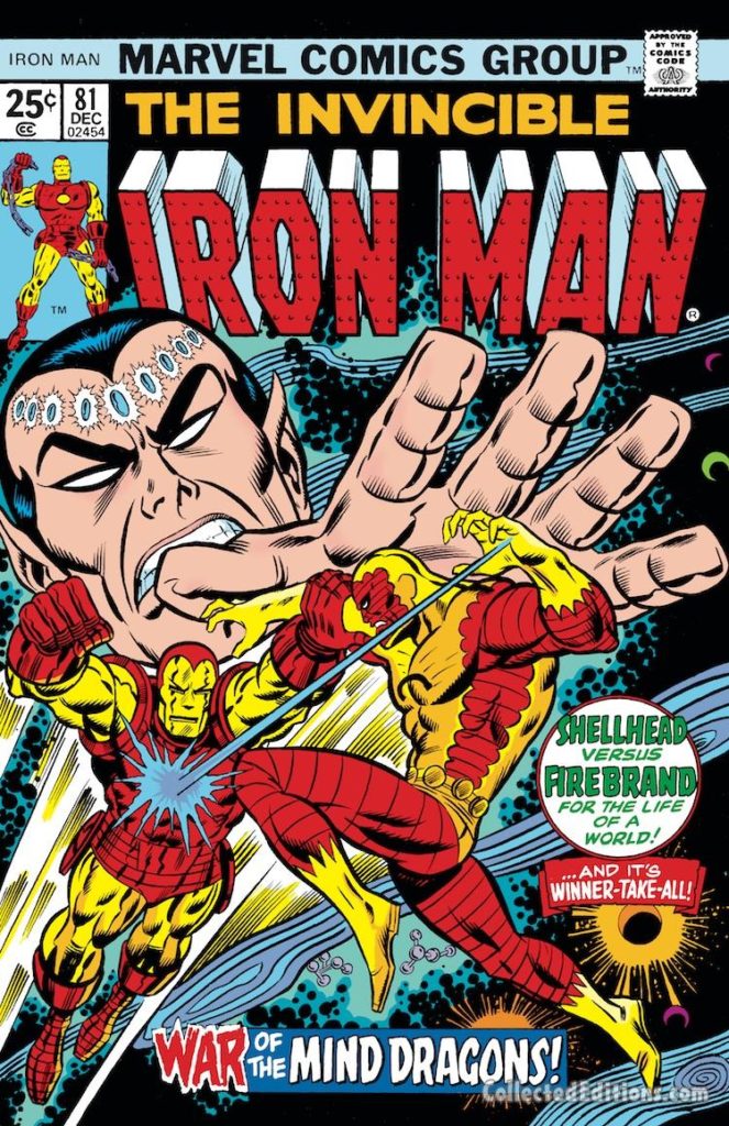 Iron Man #81 cover; pencils, Ron Wilson; Firebrand