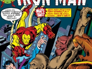 Iron Man #82 cover; pencils, Gil Kane; inks, Frank Giacoia Iron Man #82 cover; pencils, Gil Kane; inks, Frank Giacoia