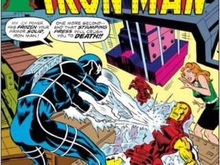 Iron Man #86 cover; pencils, Ed Hannigan; inks, Frank Giacoia Iron Man #86 cover; pencils, Ed Hannigan; inks, Frank Giacoia, Blizzard