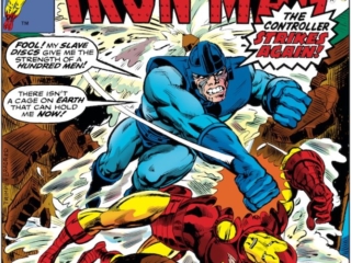 Iron Man #91 cover; pencils, Herb Trimpe; inks, Aubrey Bradford Iron Man #91 cover; pencils, Herb Trimpe; inks, Aubrey Bradford; the Controller