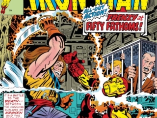 Iron Man #94 cover; pencils, Jack Kirby; inks, Al Milgrom Iron Man #94 cover; pencils, Jack Kirby; inks, Al Milgrom; Kraken