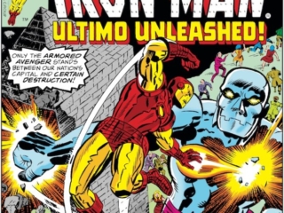 Iron Man #95 cover; pencils, Jack Kirby; inks, Al Milgrom; Ultimo