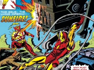 Iron Man #98 cover; pencils, Gil Kane; inks, Dave Cockrum; Sunfire