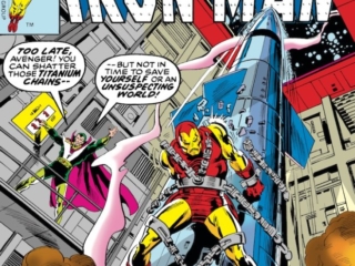 Iron Man #99 cover; pencils, Sal Buscema; inks, Al Milgrom; The Mandarin