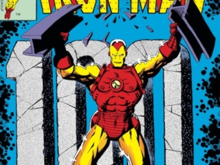 Iron Man #100 cover; pencils and inks, Jim Starlin