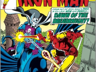 Iron Man #102 cover; pencils, George P&eacute;rez; inks, Pablo Marcos; The Dreadknight