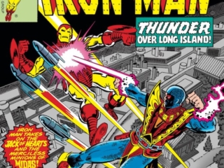 Iron Man #103 cover; pencils, George P&eacute;rez; inks, Mike Esposito; Jack of Hearts
