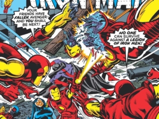 Iron Man #106 cover; pencils, Dave Cockrum; inks, Terry Austin; Madam Masque/Whitney Frost
