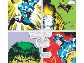 Incredible Hulk Annual #10, pg. 24; pencils, Rick Leonardi; inks, Bob Wiacek; Captain Universe