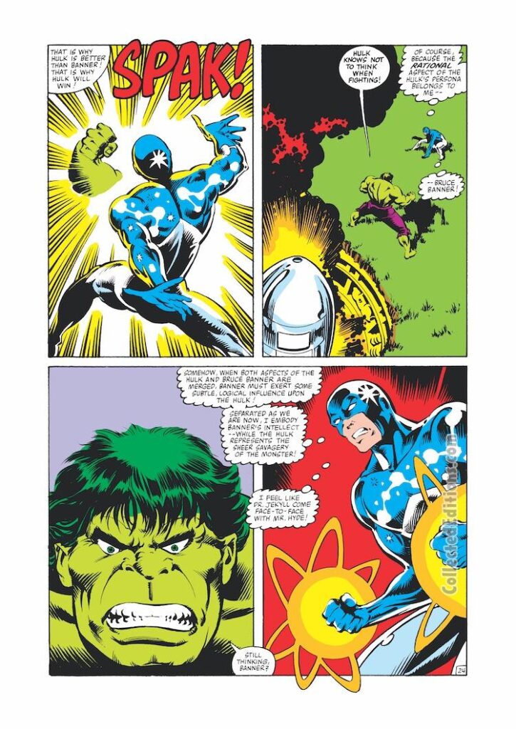 Incredible Hulk Annual #10, pg. 24; pencils, Rick Leonardi; inks, Bob Wiacek; Captain Universe