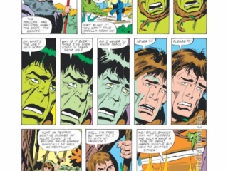 Incredible Hulk #248, pg. 7; pencils and inks, Sal Buscema; Gardener, Bruce Banner, Microverse