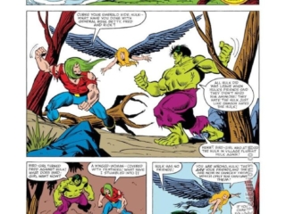 Incredible Hulk #253, pg. 10; pencils and inks, Sal Buscema; Woodgod, Siren, Doc Samson