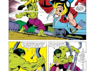 Incredible Hulk #255, pg. 13; pencils and inks, Sal Buscema; Thor