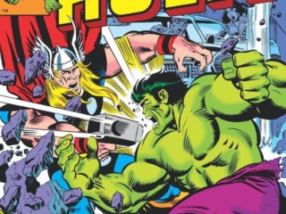 Incredible Hulk #255 cover; pencils, Rich Buckler; inks, Al Milgrom; Thor, Ol' Greenskin Battles Thor god of Thunder, Nuff Said