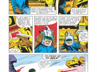 Incredible Hulk #260, pg. 12; pencils, Sal Buscema; inks, Frank Giacoia; Glenn Talbot