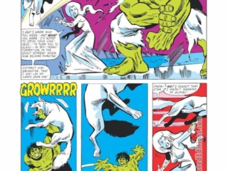 Incredible Hulk #262, pg. 8; pencils and inks, Sal Buscema; Snowstar