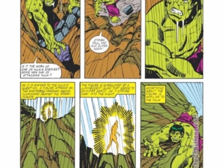 Incredible Hulk #263, pg. 4; pencils and inks, Sal Buscema