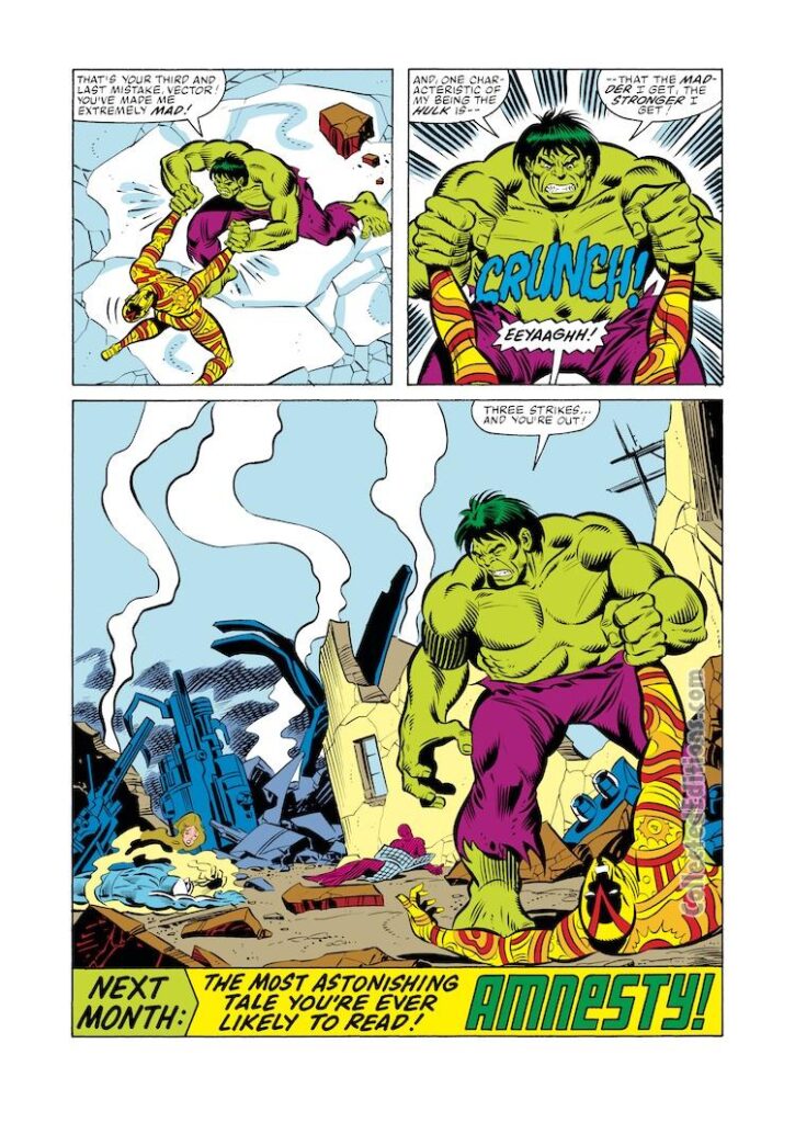 Incredible Hulk #277, pg. 22; pencils, Sal Buscema; inks, Joe Sinnott; U-Foes