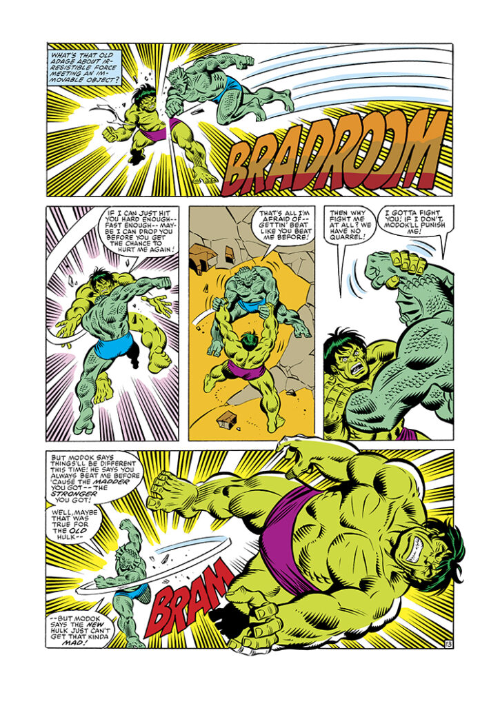 Incredible Hulk #289, pg. 13; pencils, Sal Buscema; inks, Joe Sinnott; Abomination