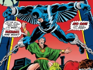 Inhumans #5 cover; pencils and inks, Rich Buckler; Maximus, Inhumans Enslaved, Black Bolt, Medusa, Gorgon, Triton