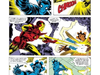 Iron Man #129, pg. 14; layouts, Sal Buscema; pencils and inks, Many Hands Iron Man #129, pg. 14; layouts, Sal Buscema; pencils and inks, Many Hands; repulsor rays, Dreadnought II, first appearance