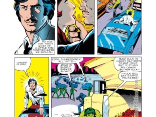 Iron Man #131, pg. 2; pencils, Jerry Bingham; inks, Bob Layton Iron Man #131, pg. 2; pencils, Jerry Bingham; inks, Bob Layton; Bethany Cabe, Incredible Hulk, Tony Stark