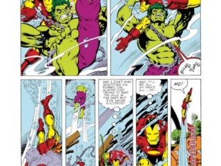 Iron Man #132, pg. 11; layouts, Jerry Bingham; pencils and inks, Bob Layton Iron Man #132, pg. 11; layouts, Jerry Bingham; pencils and inks, Bob Layton, Incredible Hulk