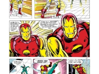 Iron Man #136, pg. 16; layouts, Alan Weiss; pencils and inks, Bob Wiacek Iron Man #136, pg. 16; layouts, Alan Weiss; pencils and inks, Bob Wiacek, Endotherm/Tom Wilkins