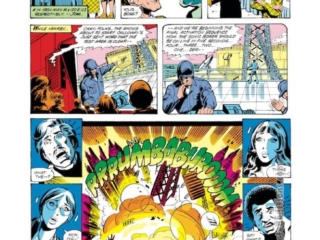 Iron Man #137, pg. 6; pencils and inks, Bob Layton Iron Man #137, pg. 6; pencils and inks, Bob Layton; Bambi Arbogast, Tony Stark, Jim Rhodes, Bethany Cabe, Yvette