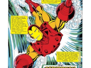 Iron Man #141, pg. 1; layouts, John Romita Jr.; pencils and inks, Bob Layton Iron Man #141, pg. 1; layouts, John Romita Jr.; pencils and inks, Bob Layton, Caribbean Connection, splash page, David Michelinie