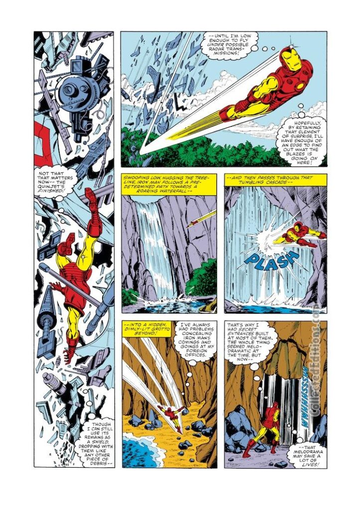 Iron Man #148, pg. 9; layouts, John Romita Jr.; pencils and inks, Bob Layton; Tony Stark
