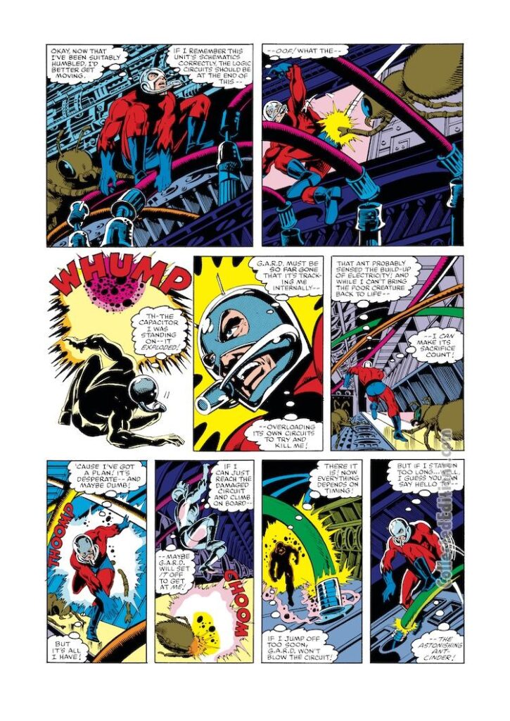 Iron Man #151, pg. 20; layouts, Luke McDonnell; pencils and inks, Bob Layton; Scott Lang, Ant-Man