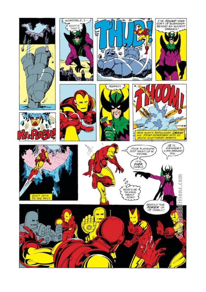 Iron Man #159, pg. 17; pencils, Paul Smith; inks, Terry Austin; Diablo