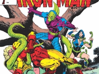Iron Man #160 cover; pencils and inks, Jim Starlin