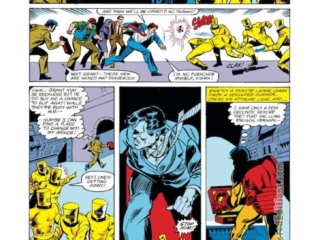 Iron Man #161, pg. 6; pencils, Luke McDonnell; inks, Mike Esposito, Steve Mitchell; AIM beekeeper hats