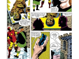Iron Man #164, pg. 22; pencils, Luke McDonnell; inks, Steve Mitchell; Laird of Travail, Jim Rhodes