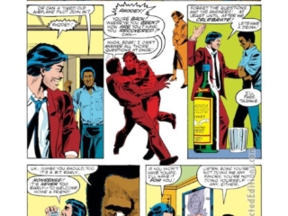 Iron Man #169, pg. 10; pencils, Luke McDonnell; inks, Steve Mitchell; Jim Rhodes, alcohol