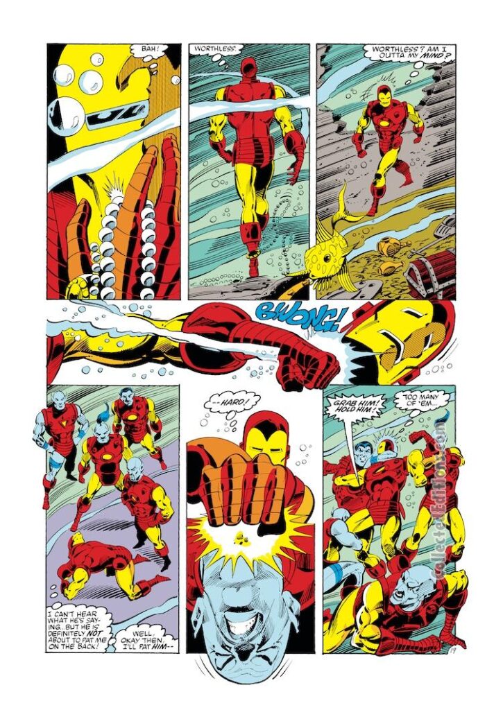 Iron Man #175, pg. 19; pencils, Luke McDonnell; inks, Steve Mitchell; Warlord Krang, Atlantis, Atlanteans