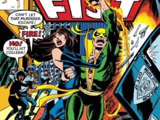 Iron Fist #10 cover; pencils and inks, Dave Cockrum; Colleen Wing, Wanted Kung Fu Killer
