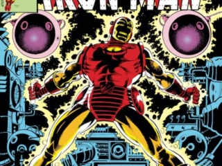 Iron Man #122 cover; pencils, Dave Cockrum; inks, Bob Layton; In the Beginning, origin issue, fill-in