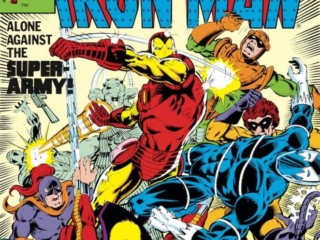 Iron Man #127 cover; pencils and inks, Bob Layton; Alone Against the Super-Army