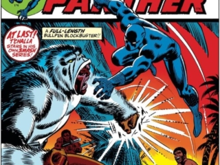 Jungle Action #5 cover; pencils and inks, John Romita Sr.; Black Panther, The Day of the Man-Ape, Prince T'Challa, first issue