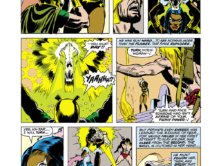 Ka-Zar #13, pg. 14; pencils, Larry Hama; inks, Fred Kida; Sheesa, Zaura